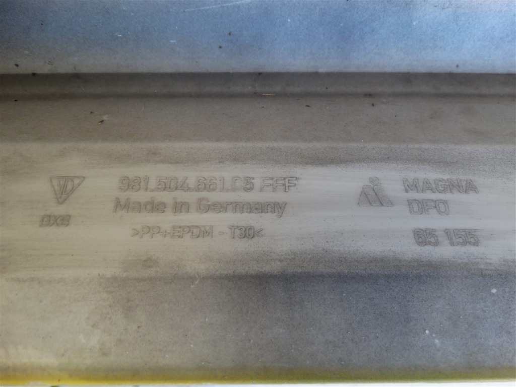 фото №10, Молдинг порог левая porsche cayman 981 po 2012