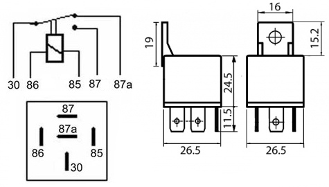 фото №6, Реле выключатель автоматическая коробка передач света дневного drl