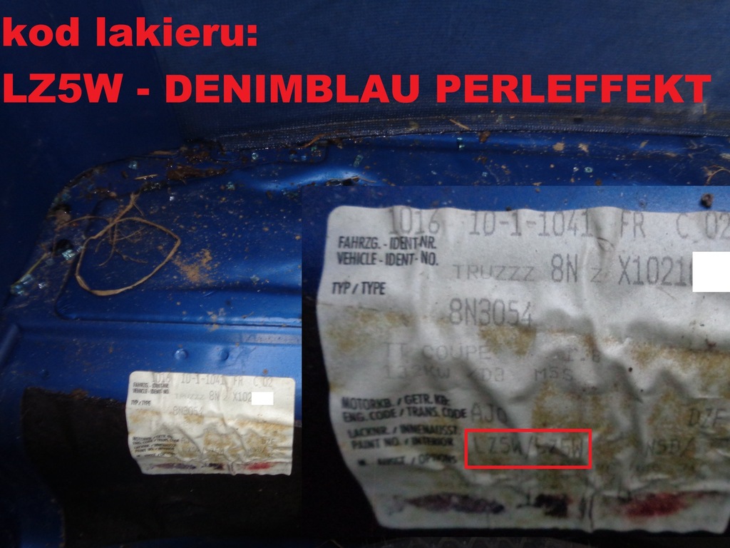 фото №9, Петли капот правый левый audi tt i 8n lz5w 98-03