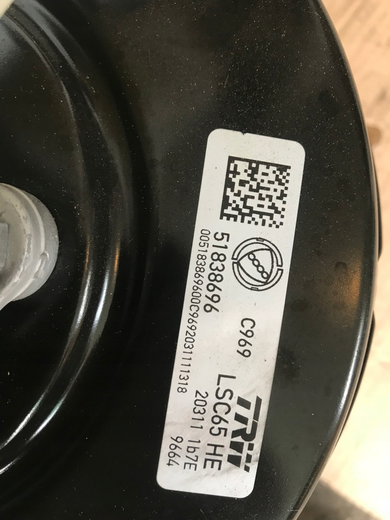 фото №4, Fiat 500 підсилювач гальм насос гальмівна