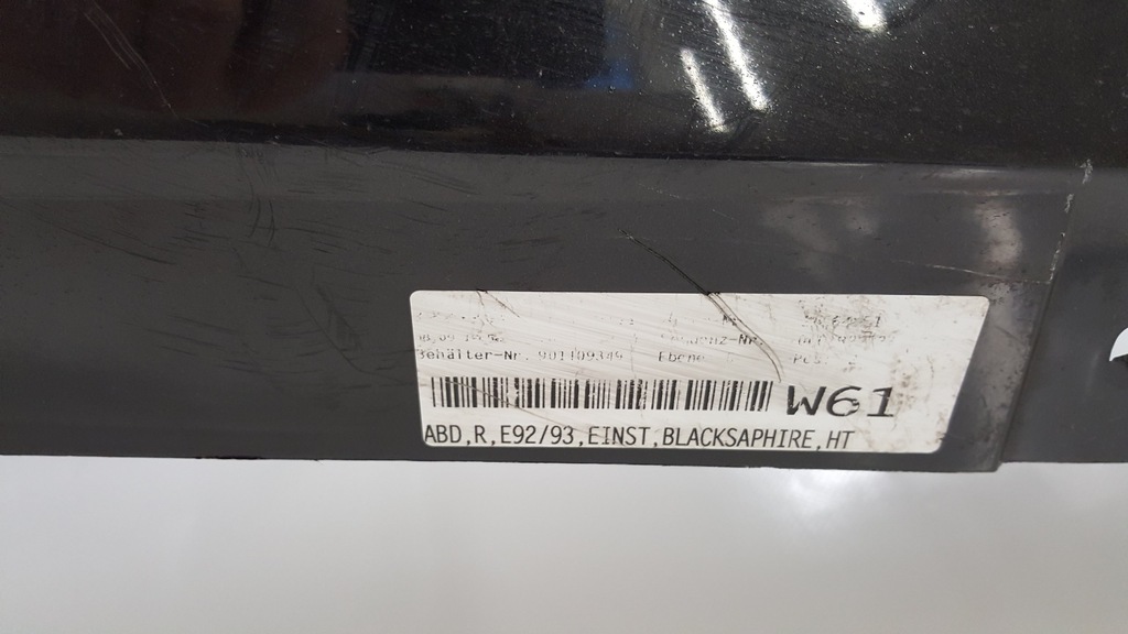 фото №8, Bmw 3 e92 e93 молдинг поріг поріг правий 2005-2012r