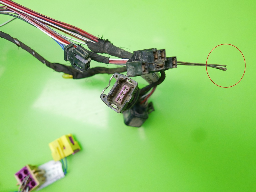 фото №5, Електропроводка джгут двері перед права audi a4 b5 96-