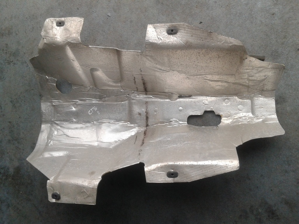 фото №1, Защита тепловая выхлоп cadillac cts ii 08-14