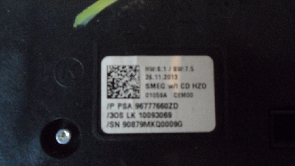 фото №5, Панель радио i навигации do peugeot 308 ii