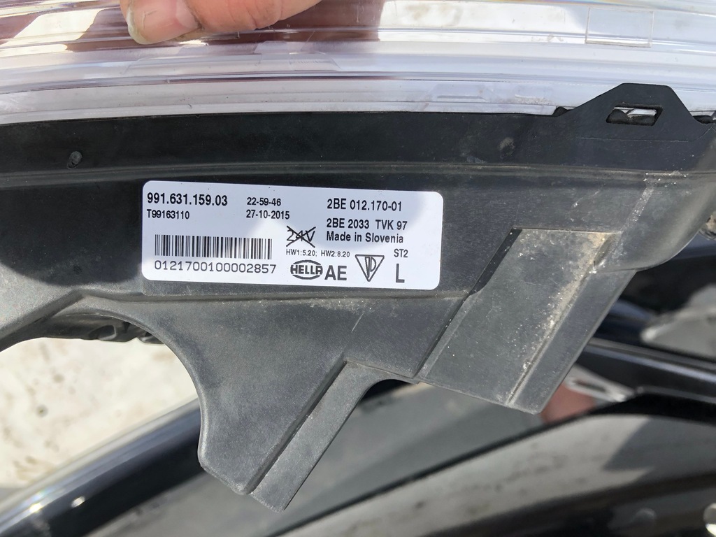 фото №11, Porsche 991 911 lift бампер перед idealny