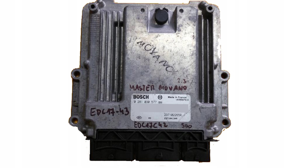 фото №1, Ecu renault master 0281030577 237102265r dopiszę