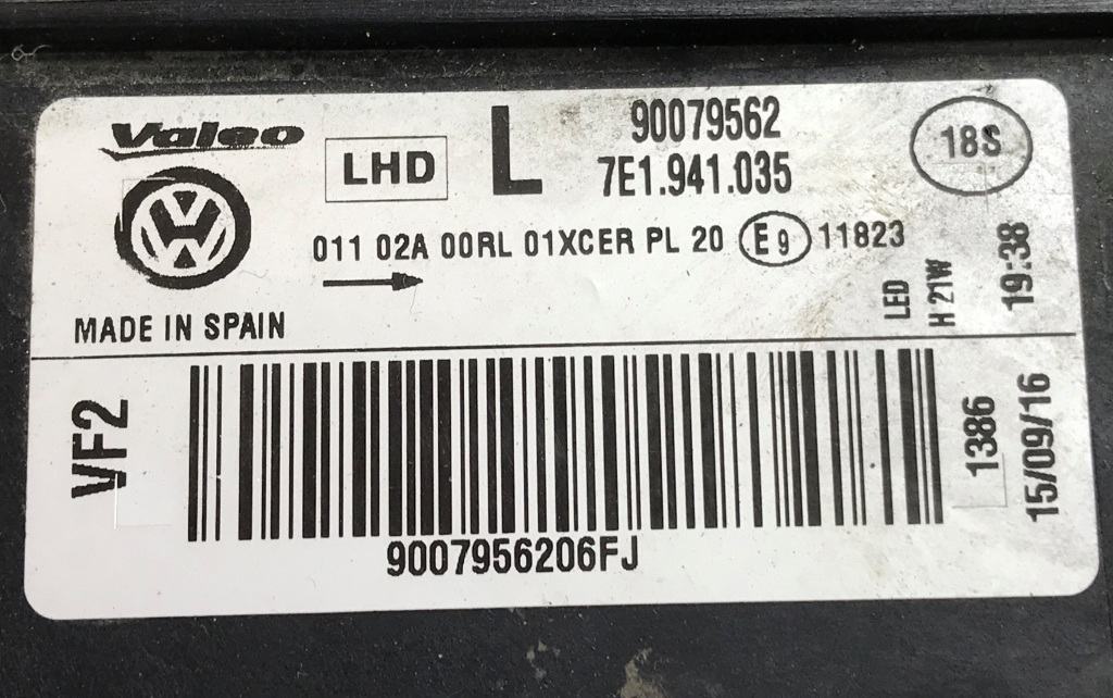 фото №12, Vw t6 7e1 лампи перед full led адаптери монтаж t6