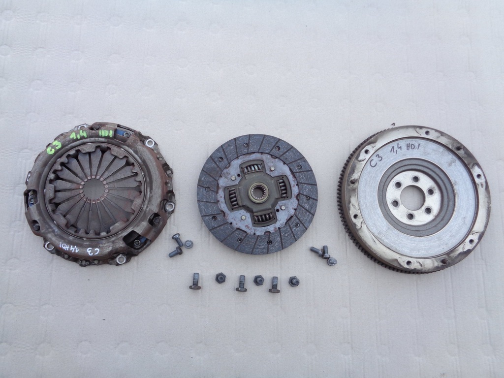 фото №1, Сцепление диск прижим колесо citroen c3 ii 2009- hdi