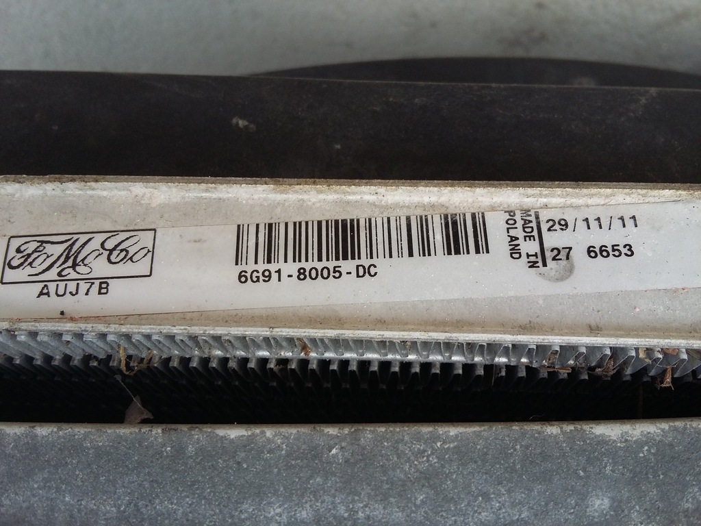 фото №8, Ford kuga mk1 комплект радіатор + вентилятор