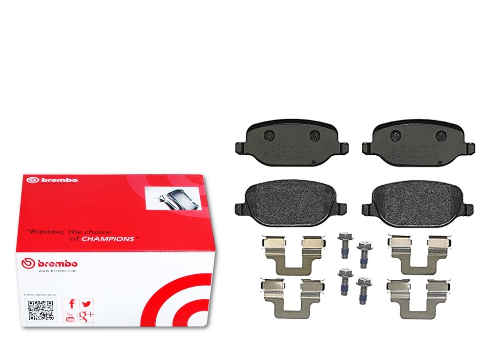 фото №1, Brembo p 23 109 набор тормозных колодок тормозных, тормоза дисковые