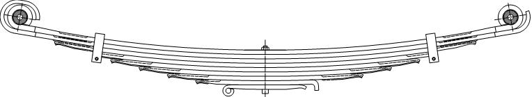 фото №1, Рессора рессоры mercedes 1929 - 3550 перед 12p