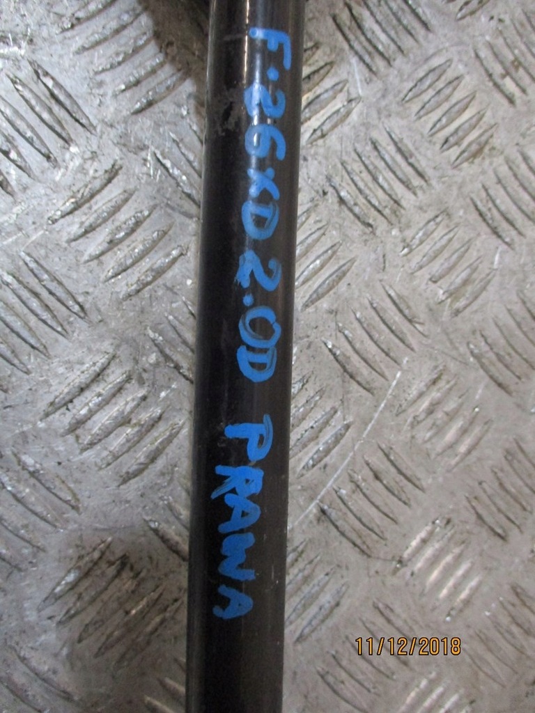 фото №4, Привідний вал bmw x4 f26 2,0d xd права