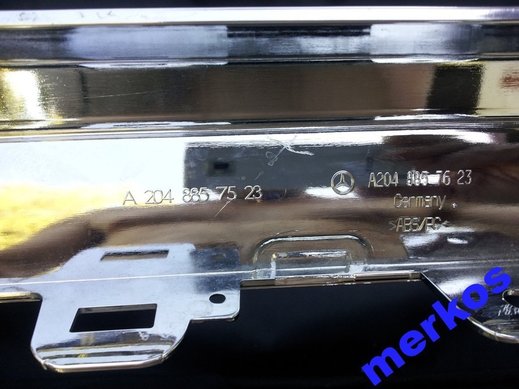 фото №14, Glk x204 w204 молдинг спойлер диффузор накладка бампера 2048857523