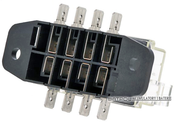 фото №11, Коробка роз'єм корпус запобіжників uni 4 pól