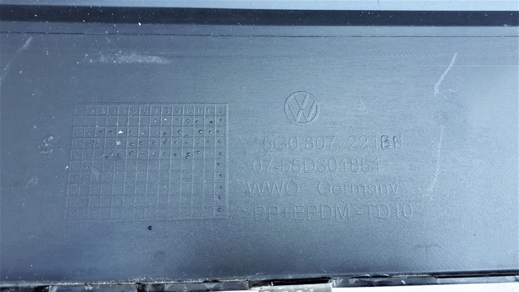 фото №10, Vw golf vii 5g0 бампер перед pdc омивачі оригінал