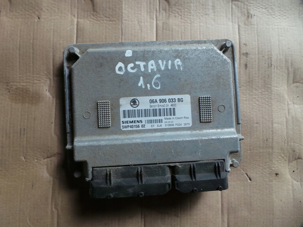 фото №5, Бортовой компьютер двигателя skoda octavia i 06a906033bg