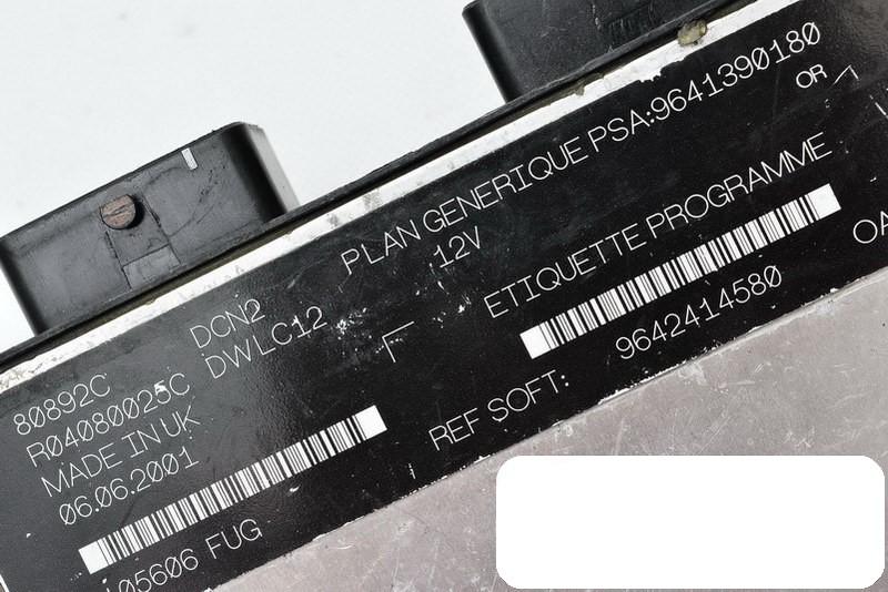 фото №3, Бортовой компьютер citroen peugeot r04080025c 9641390180