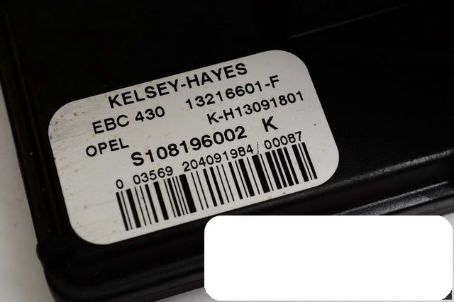 фото №5, Abs opel vectra 2.0 dti 13091801 s108196002k