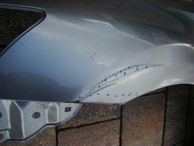 Lexus is рестайлінг  крило ліве перед 2009 - Доставка