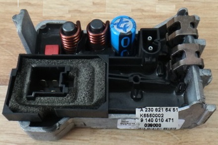 фото №1, Mercedes w203 c coupe lift резистор вентилятора