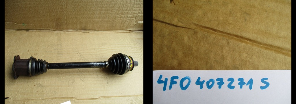 фото №1, Привідний вал 4f0407271s