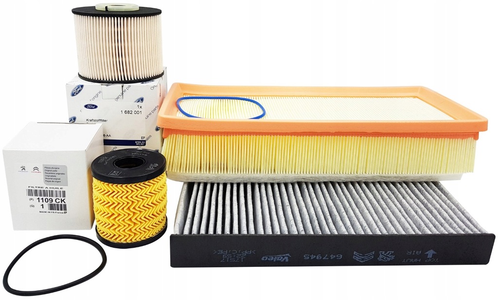 фото №1, Citroen c5 ii iii 2.0hdi набор фильтров оригинал