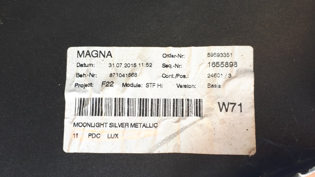 фото №10, Бампер задня bmw 2 f22 coupe 108336-10 org