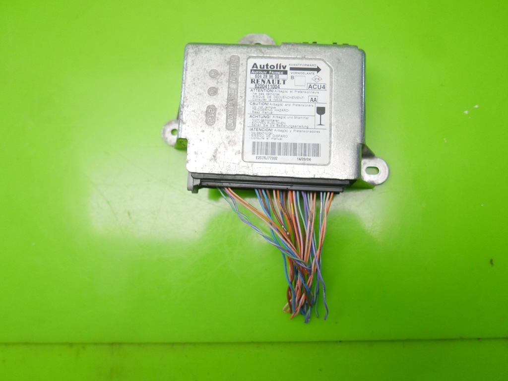 фото №1, Датчик подушек подушка безопасности 604289600 renault megane ii